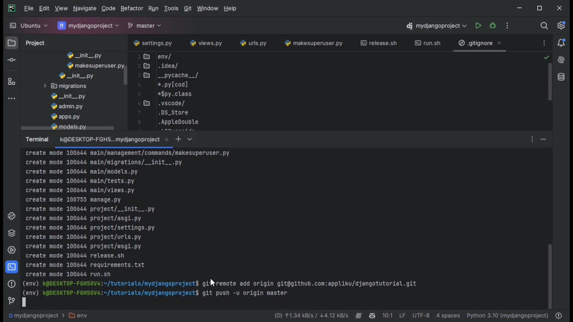 Push to GitHub